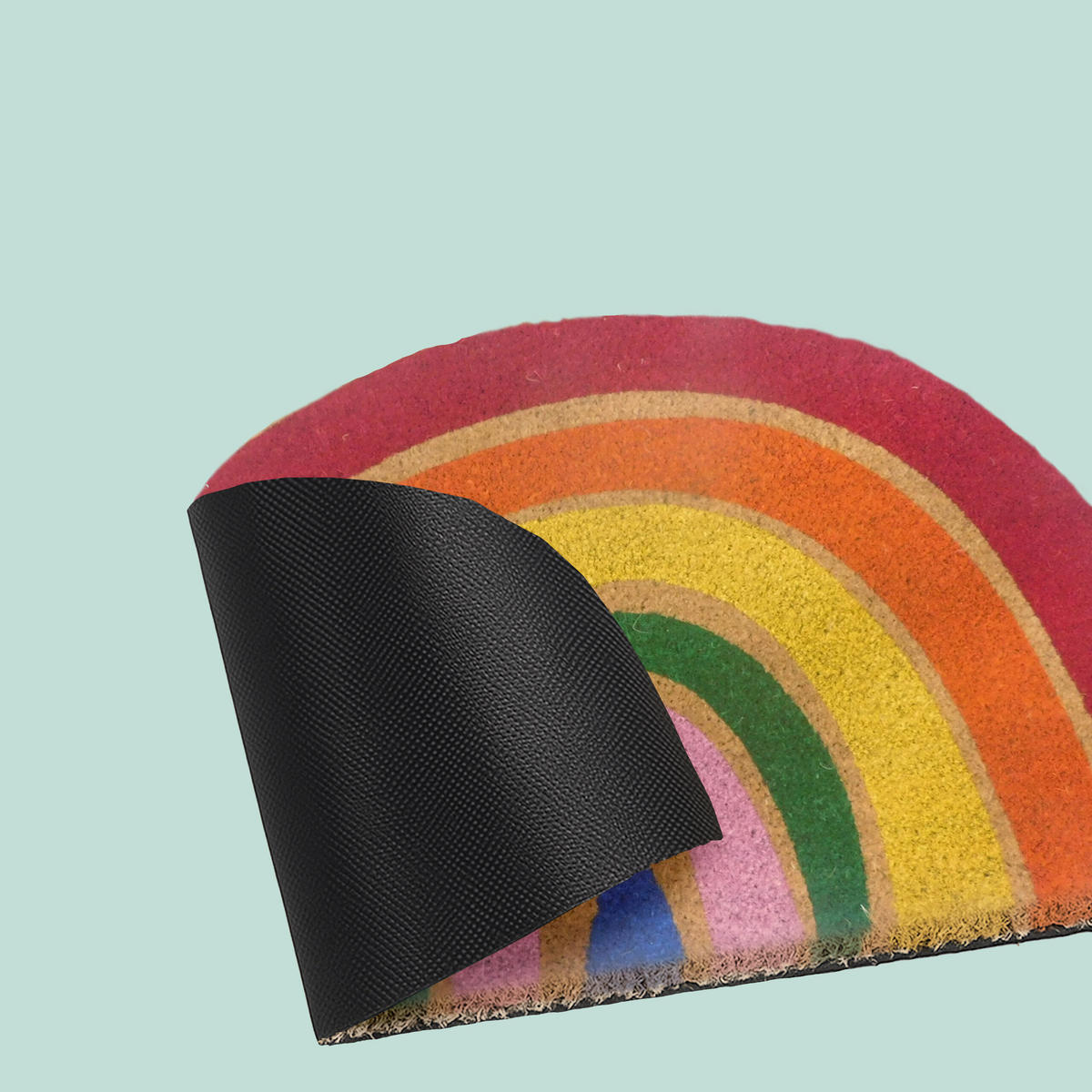 FUSSMATTE - Multicolor, Kunststoff/Textil (80/50cm) - Relaxdays