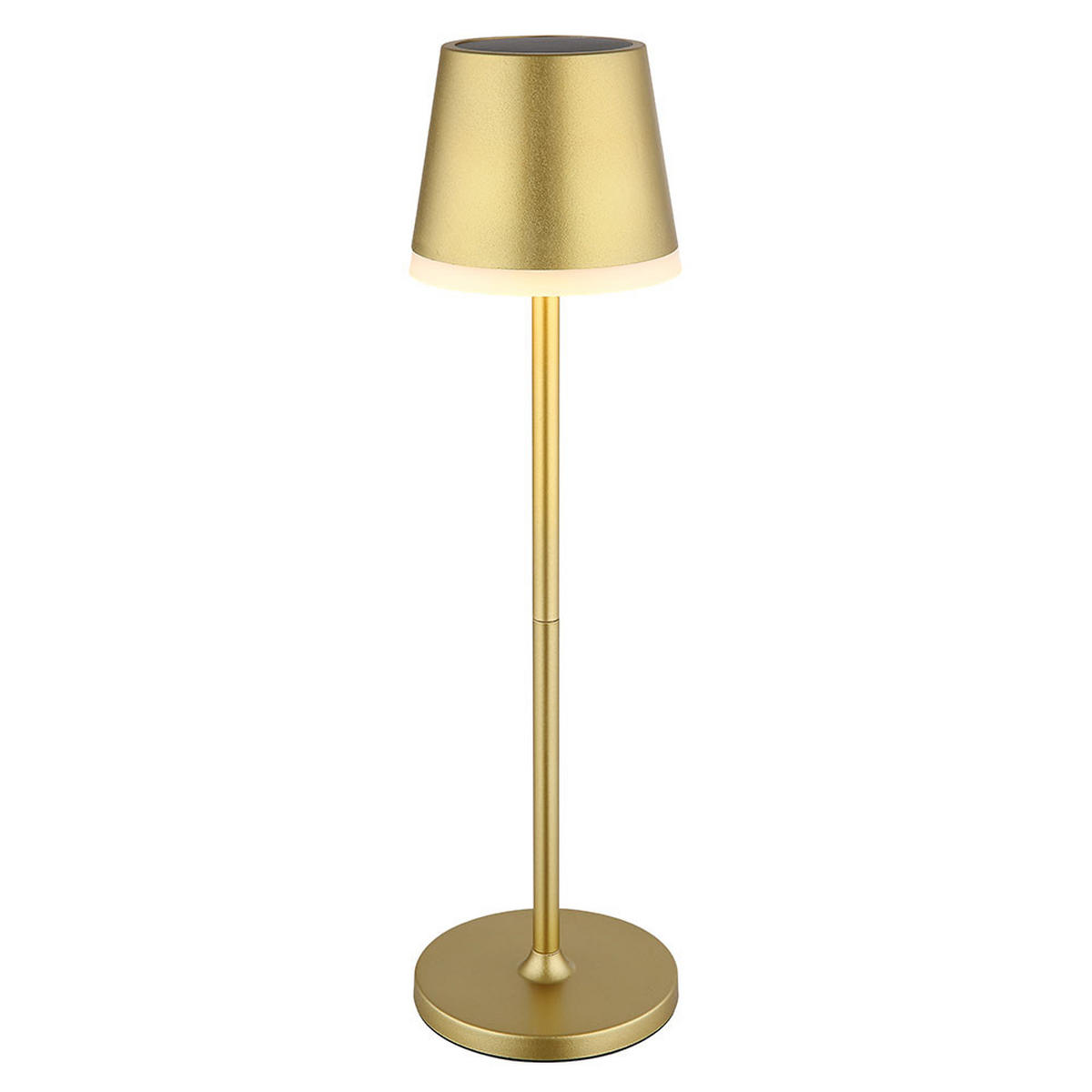 LED AUSSENLEUCHTE Solar Gold - Goldfarben, Metall (11/11/41cm) - Globo Lighting