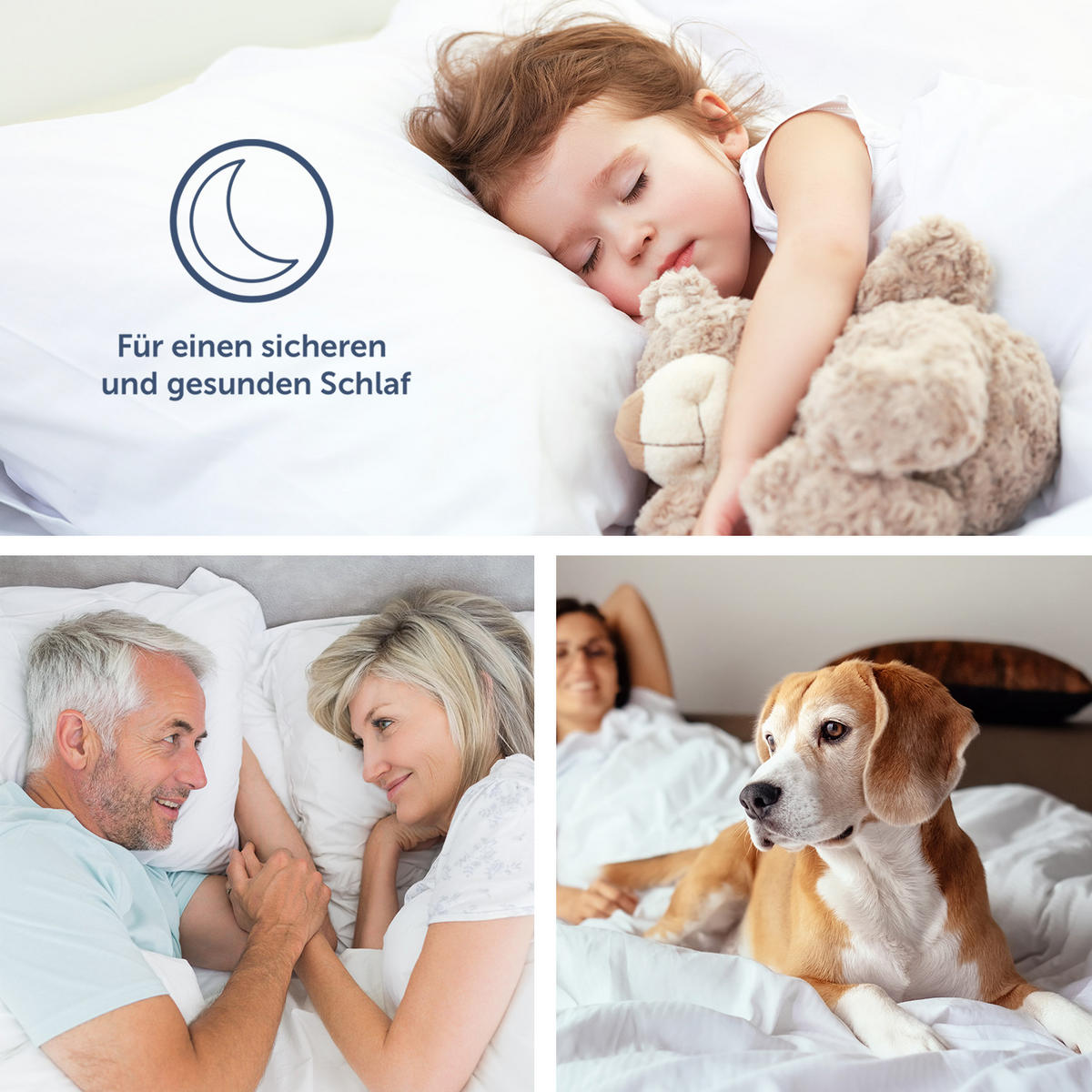 INKONTINENZUNTERLAGE 2er Set wasserdicht 75/90 cm - Weiß, Textil (75/90cm) - Blumtal