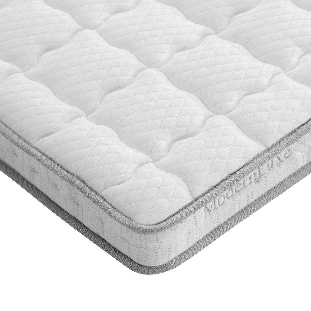 TASCHENFEDERKERNMATRATZE 90x200 cm H3 10 cm 7 Zonen - Weiß, Textil (90/200cm) - FLIEKS