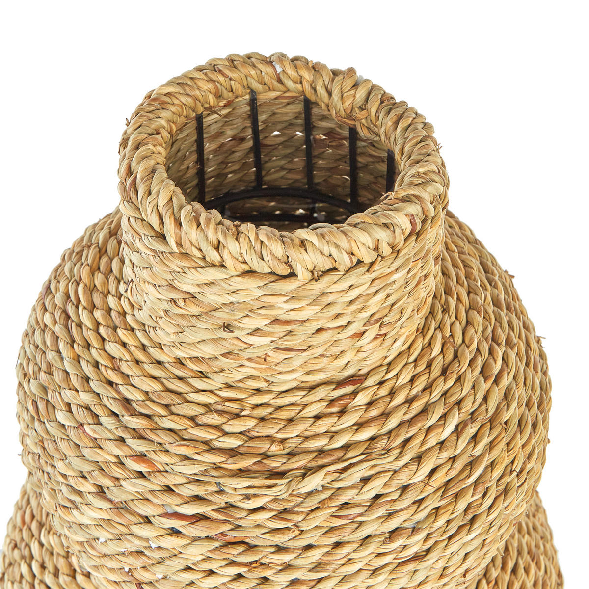 DEKOVASE Seegras natürlich Marang - Naturfarben, Naturmaterialen (41cm) - Beliani