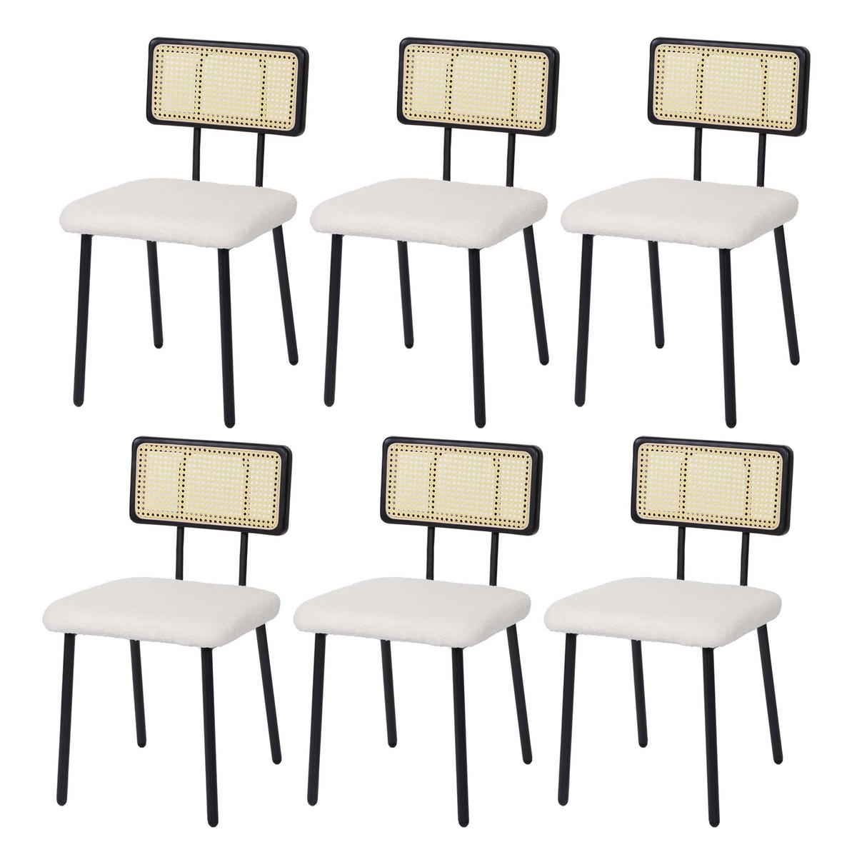 ESSZIMMERSTUHL Weiß - Weiß, Textil (45/80/52cm) - MCW