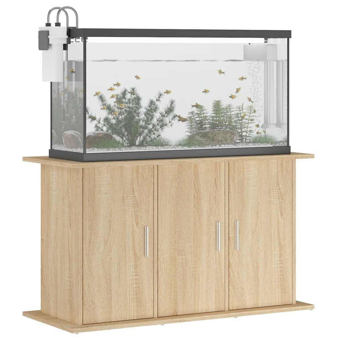 AQUARIUMSTÄNDER Sonoma-Eiche 101/41/58 Cm Holzwerkstoff - Sonoma Eiche, Holzwerkstoff (41/58/101cm) - vidaXL