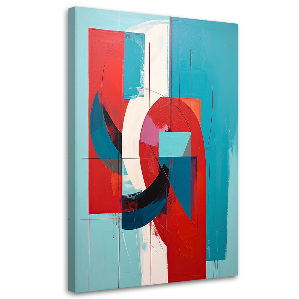 Feeby Wandbild, Mehrfarbig 80x120 cm