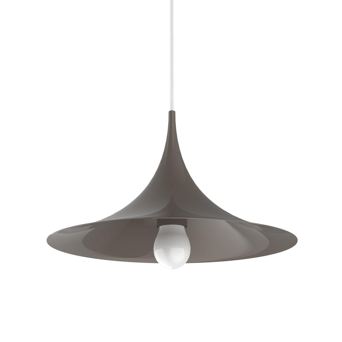 HÄNGELEUCHTE - Graubraun, Metall (33/33/16cm) - Lumicom