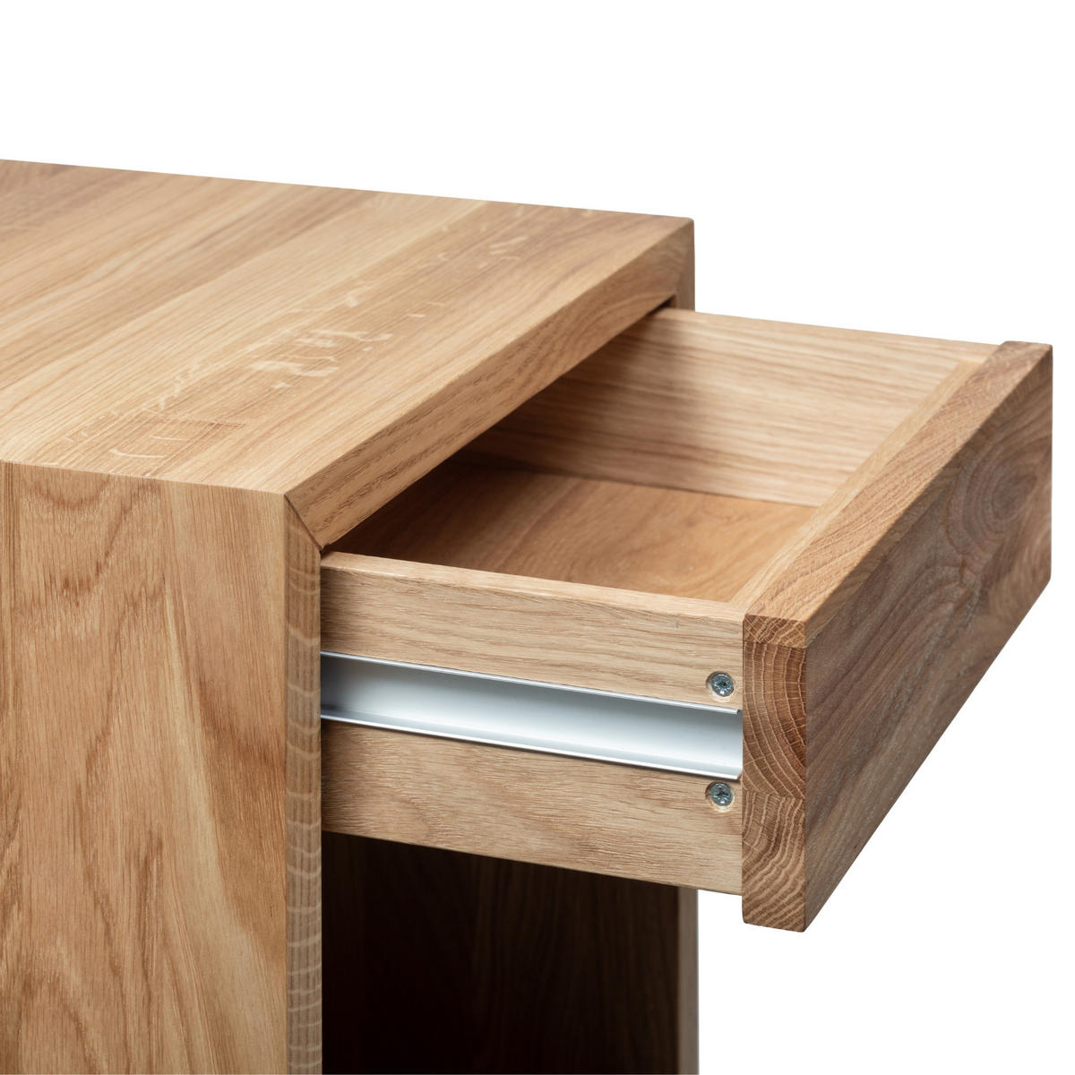 NACHTTISCH Hugo, Eiche, 30/30/39 cm - Eichefarben, Holz (30/39/30cm) - WOODEK