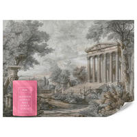 FOTOTAPETE Antike Architektur Bäume Landschaft 350x256 - Beige/Braun, Papier (350/256cm) - Muralo