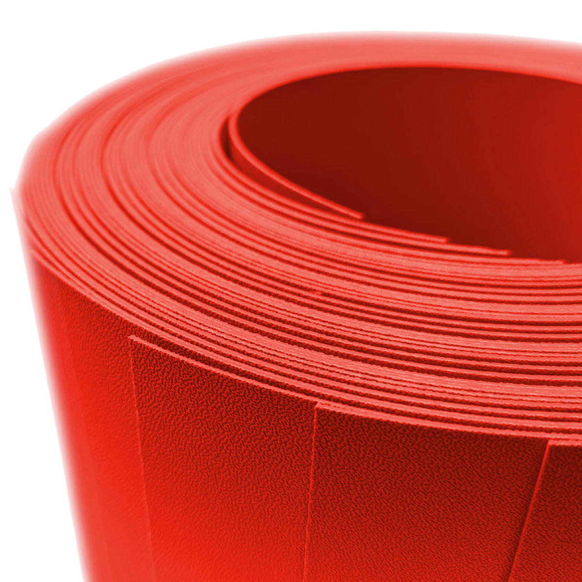 SICHTSCHUTZSTREIFEN PP Sichtschutzstreifen Doppelstabzaun Rot, 10x 2,55m - Rot, Kunststoff (2550/19cm) - ZAUN|ZU