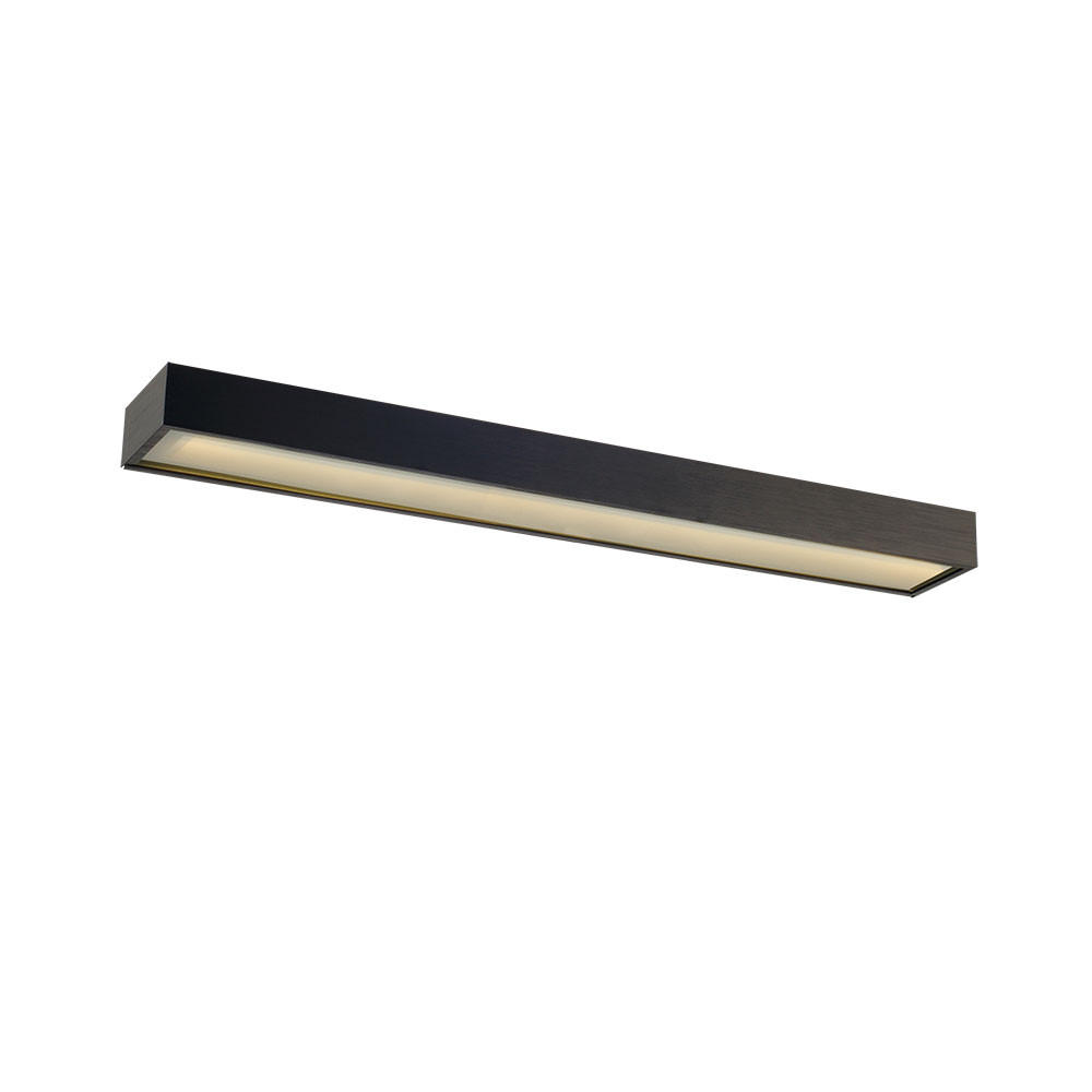LED-WANDLAMPE Cusa Schwarz 70cm - Schwarz, Metall (70/5/10cm) - s.luce