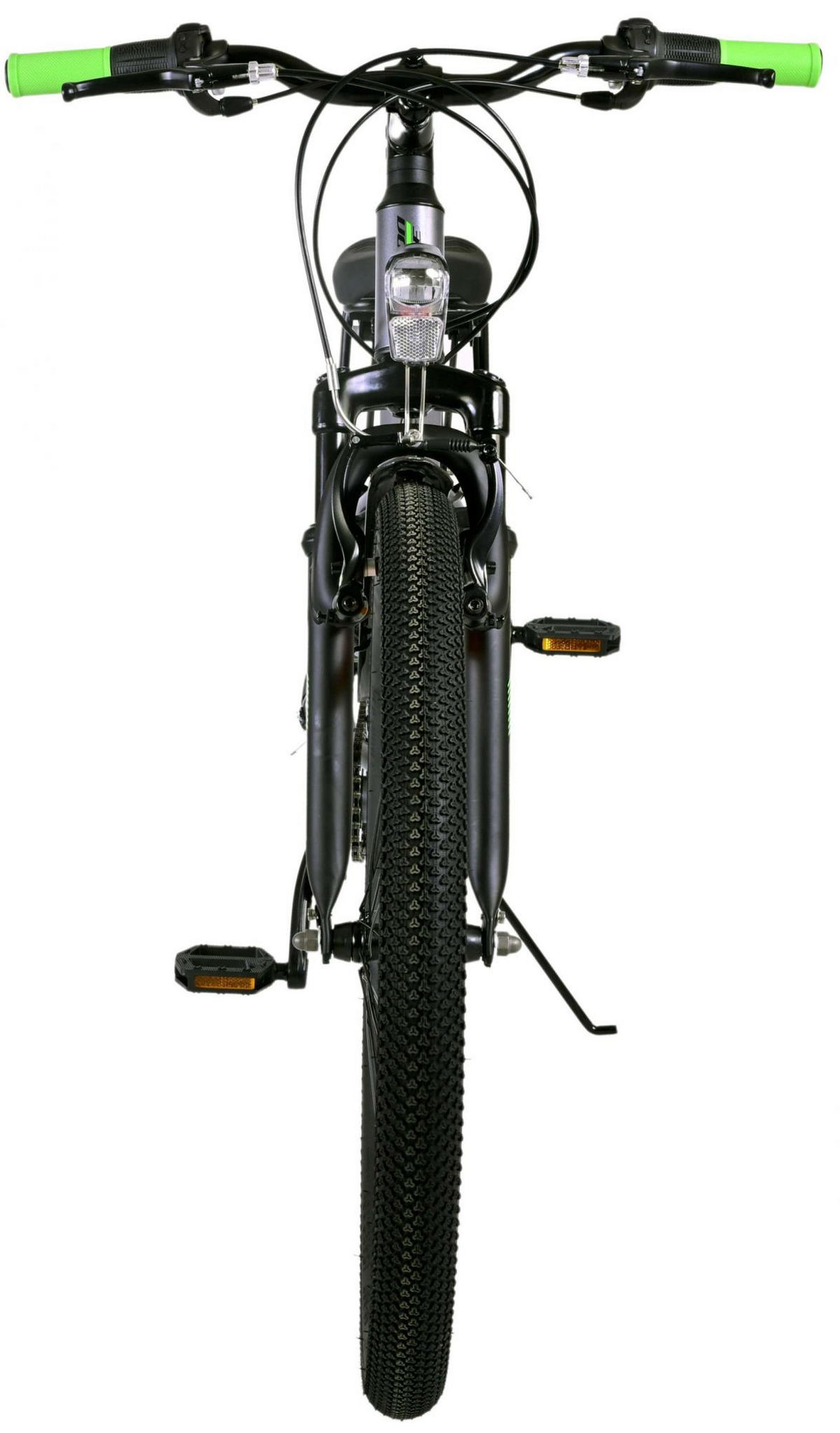 KINDERFAHRRAD Cross - Jungen - 2 Handbremsen - 18 Gänge - 24 Zoll - Grau - Grau, Metall (70cm) - TPFSports