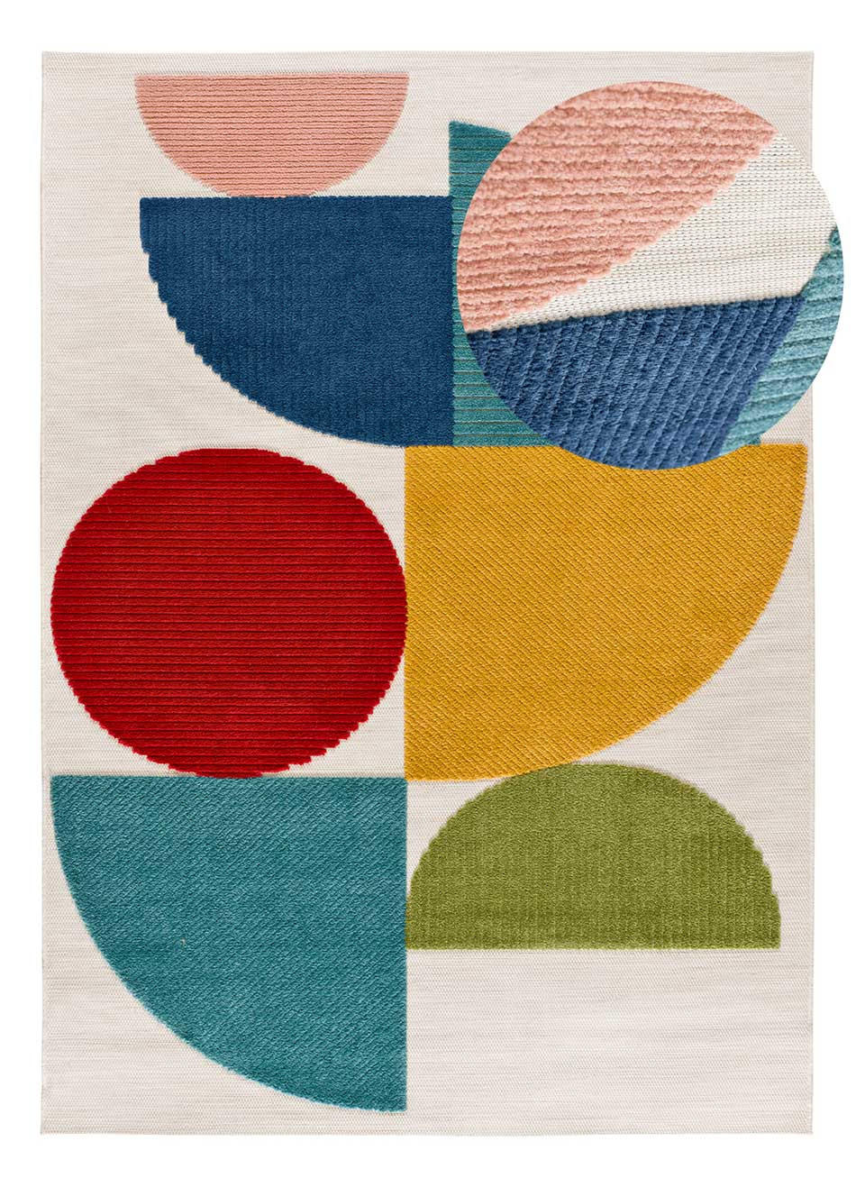 OUTDOORTEPPICH Mehrfarbiger Mila 120/170 cm - Multicolor, Kunststoff/Textil (120/170cm) - Atticgo