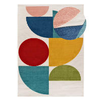OUTDOORTEPPICH Mehrfarbiger Mila 80/150 cm - Multicolor, Kunststoff/Textil (80/150cm) - Atticgo