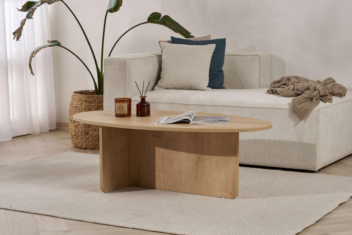 COUCHTISCH orba Schwarz - Schwarz, Holz (120/65/40cm) - Habitat Garten