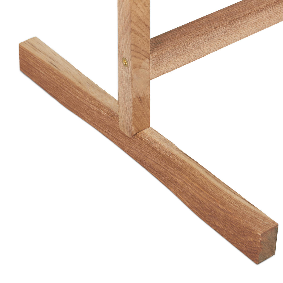 HANDTUCHHALTER - Hellbraun, Holz (66/98/31cm) - Relaxdays