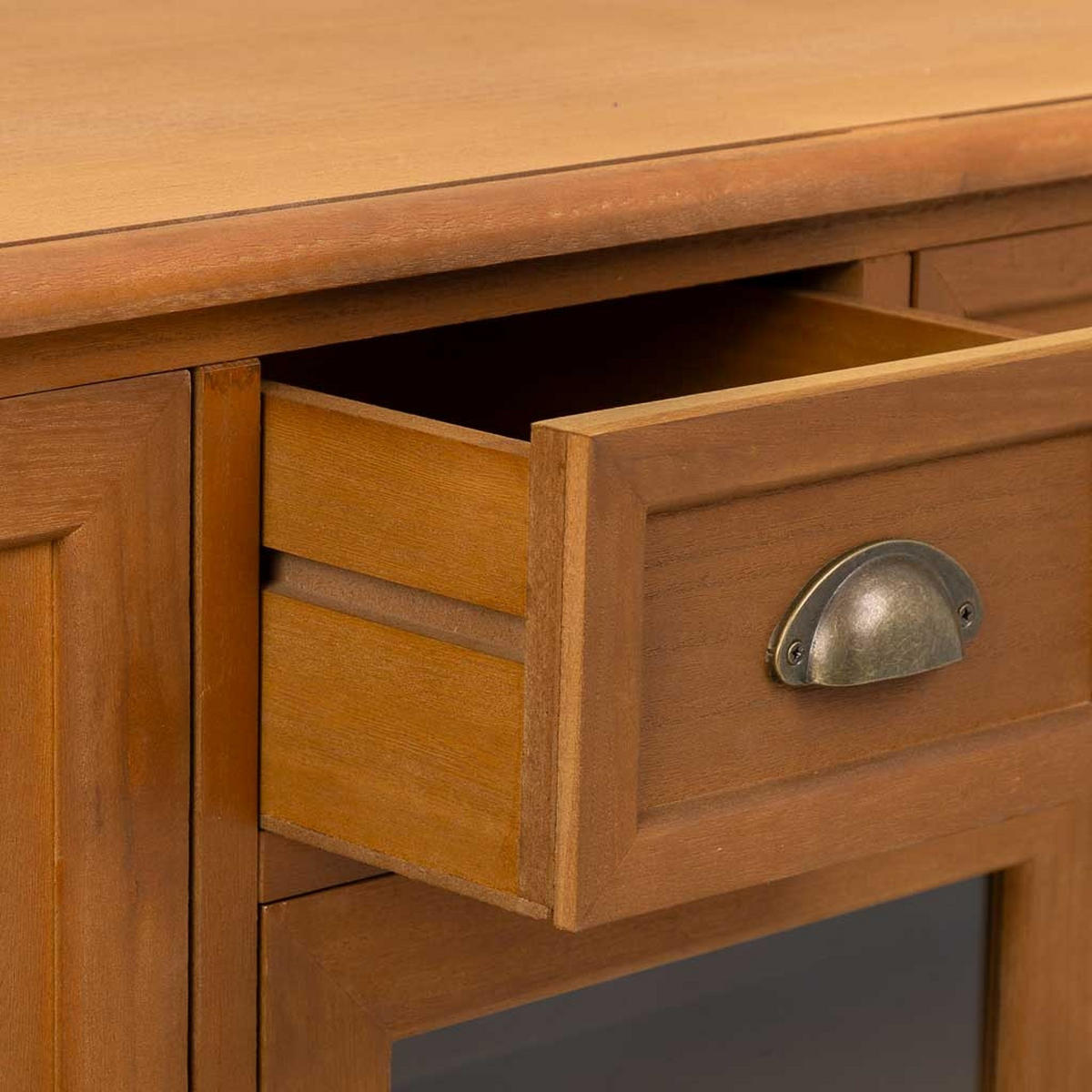 ANRICHTE aus Holz 155,5x45x86 cm - Braun, Holz (156/80/40cm) - Wanderlust