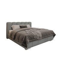 POLSTERBETT Zaira 180x200cm – Elegantes Polsterbett für modernen Wohnstil , ohne matratze, Blaugrau - Blaugrau, Holz (160/200cm) - Homesy