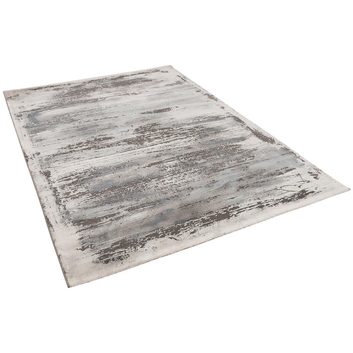 LUXUS DESIGNER TEPPICH CARRARA MIX VERLAUF - Blau/Grau, Textil (80/150cm) - Pergamon