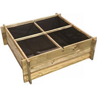 HOCHBEET Aroma - Hellbraun, Holz (100/30/100cm) - Habitat Garten