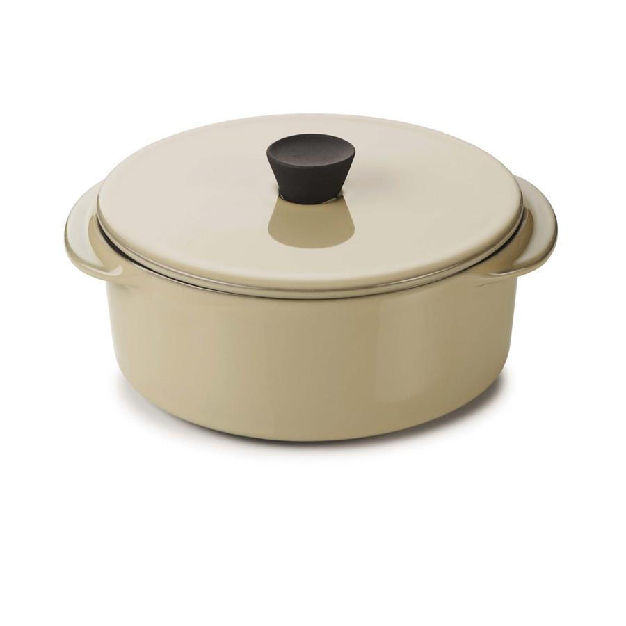 KASSEROLLE MIT DECKEL CARACTERE 25 cl Muskatnuss - Multicolor, Keramik (12cm) - Revol Porcelaine France