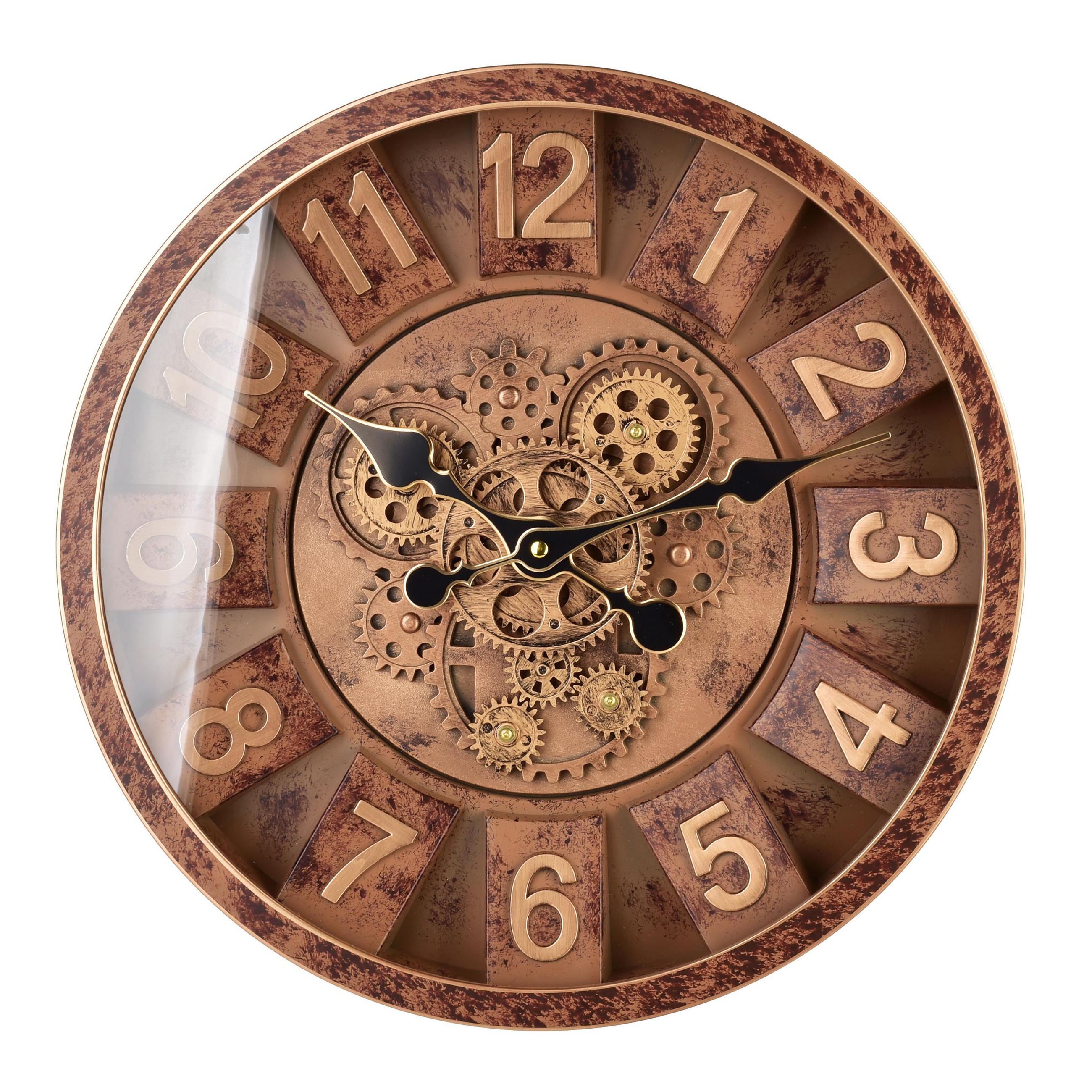 WANDUHR Ramsey Braun 40/7/40 cm Kunstoff - Braun, Kunststoff (40/40/7cm) - Mondex