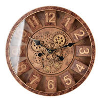 WANDUHR Ramsey Braun 40/7/40 cm Kunstoff - Braun, Kunststoff (40/40/7cm) - Mondex