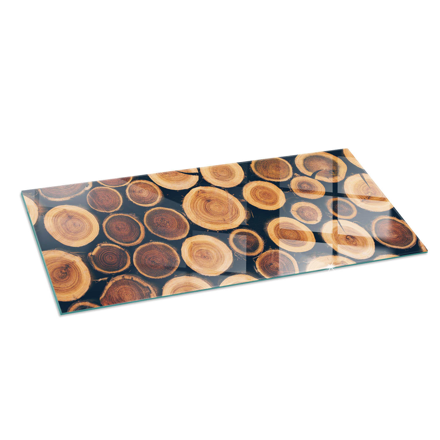 ArtPrintCave Glasplatte Braun 125x50x0.4 cm