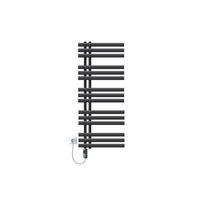 BADHEIZKÖRPER elektrisch Iron EM 500x1200 mm Anthrazit mit Heizstab 1200W Digital - Anthrazit, Metall (50/120/3cm) - LuxeBath