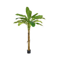 KUNSTBAUM Künstlicher Bananenbaum - Jonas 180 cm - Grün, Kunststoff (180cm) - aplanta