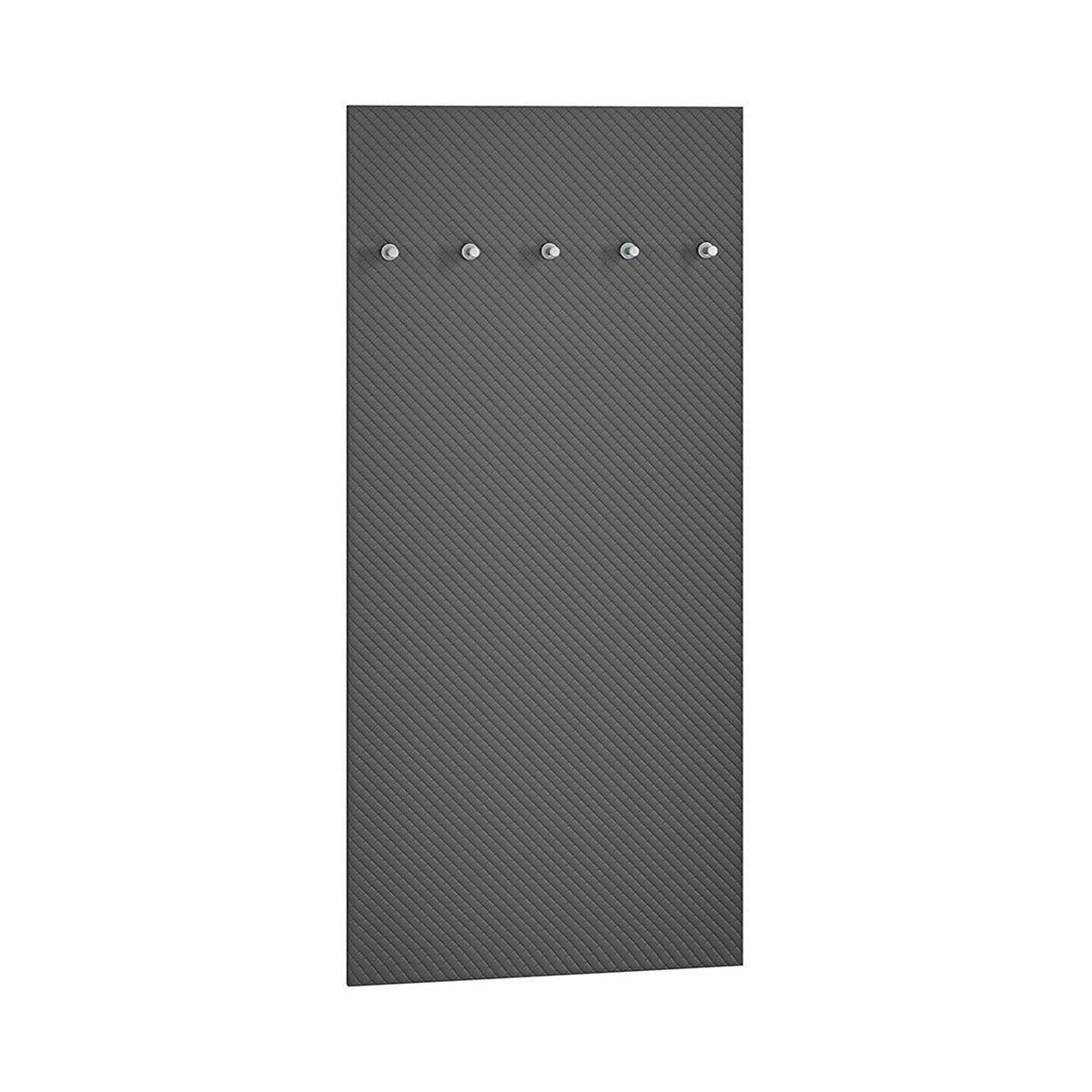 WANDGARDEROBE – HYGA 10 – 70 cm – Hyga – Grau / Eichefarben - Eichefarben/Grau, Holzwerkstoff (70/150/3cm) - hi-markt