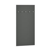 WANDGARDEROBE – HYGA 10 – 70 cm – Hyga – Grau / Eichefarben - Eichefarben/Grau, Holzwerkstoff (70/150/3cm) - hi-markt