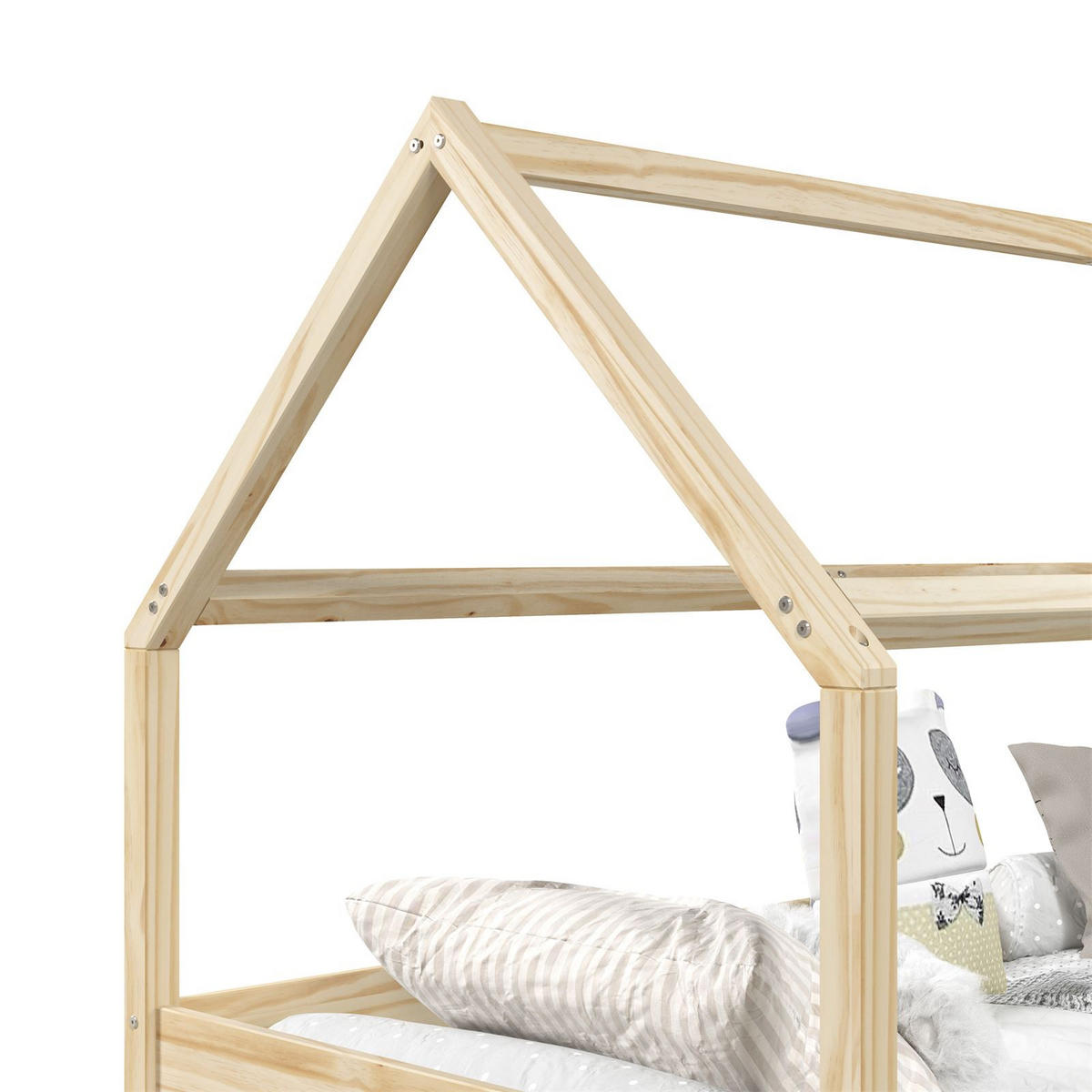 HAUSBETT CLIA 90X200 CM - Naturfarben, Holz (96/145/206cm) - IDIMEX