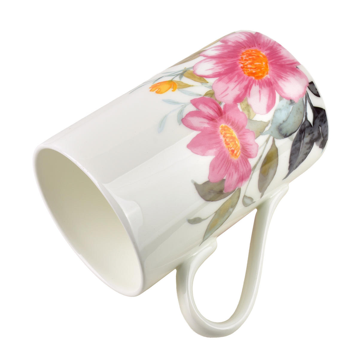 BECHER Armano Weiß 8/11/11.5 cm Porzellan - Weiß, Keramik (0.41L) - Mondex