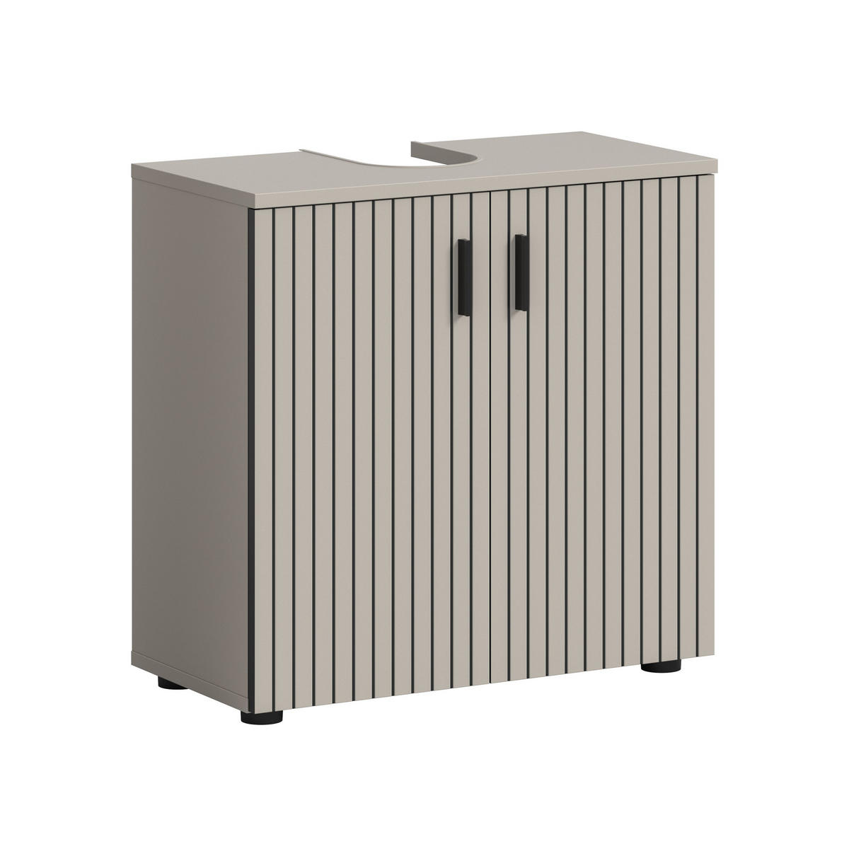 WASCHBECKENUNTERSCHRANK MONE (B/H/T: ca. 60/59/30 cm) in Kaschmir/Kaschmir - Kaschmir, Holzwerkstoff (60/59/30cm)