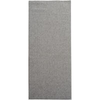 TEPPICH Flachgewebe LANGAU in Silber, meliert, 80 x 250 cm - Silberfarben, Textil (80/250cm) - KADIMA DESIGN