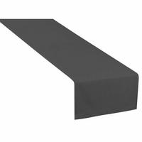 TISCHLÄUFER IN LEINENOPTIK DOVE Blickdicht - Anthrazit, Textil (150/50/0.5cm) - Tom Tailor