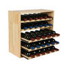 WEINREGAL Vincellar Mod 60x60x30 cm Auszug Modul Für 30 Flaschen mit Ausziehbaren Ebenen Massives Kiefernholz Natur - Naturfarben, Holz (60/60/30cm) - PROREGAL