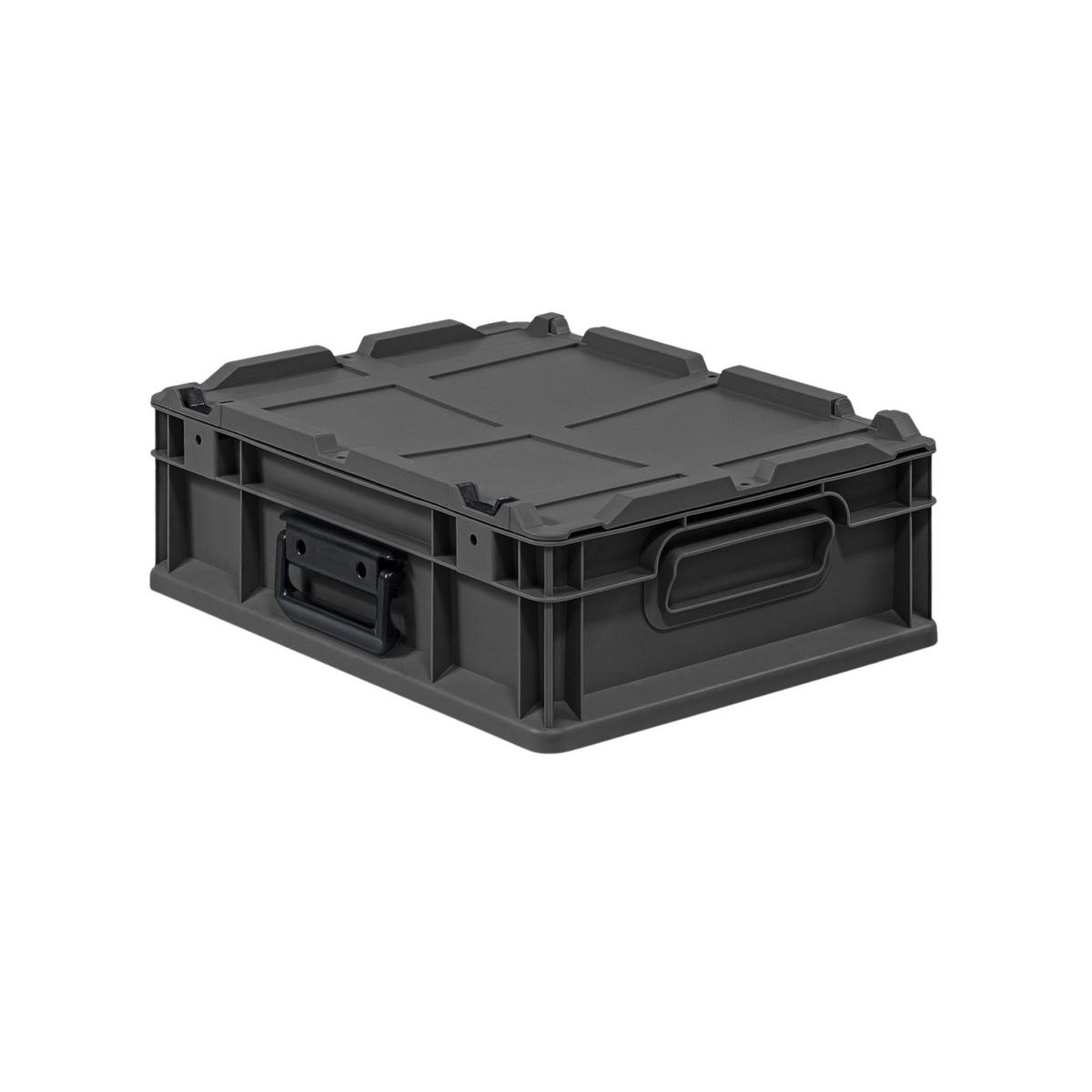 EUROBOX NextGen Portable, HxBxT 13,5x30x40cm, 11 Liter, Schwarz - Schwarz, Kunststoff (30/13.5/40cm) - PROREGAL