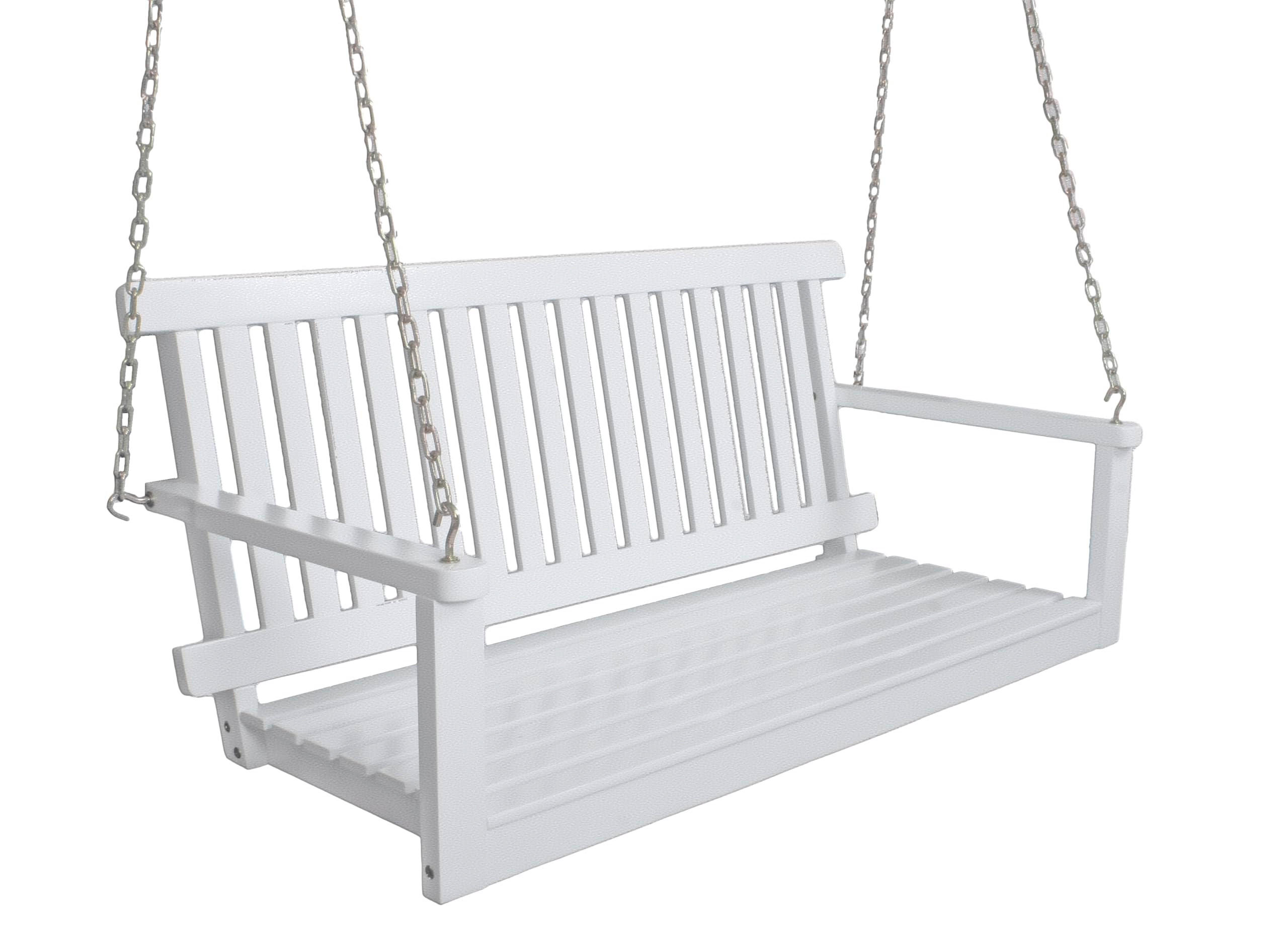 GARTEN-HÄNGEBANK Tartu Hängebank - Grau, Holz (130/57/63cm) - DELUKE