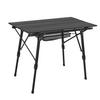 CAMPINGTISCH Picco faltbar schwarz - Schwarz, Metall (90/52/68cm) - Juskys