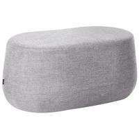 POLSTERBANK Hellgrau Ashton - Hellgrau, Textil (100/44/60cm) - Beliani