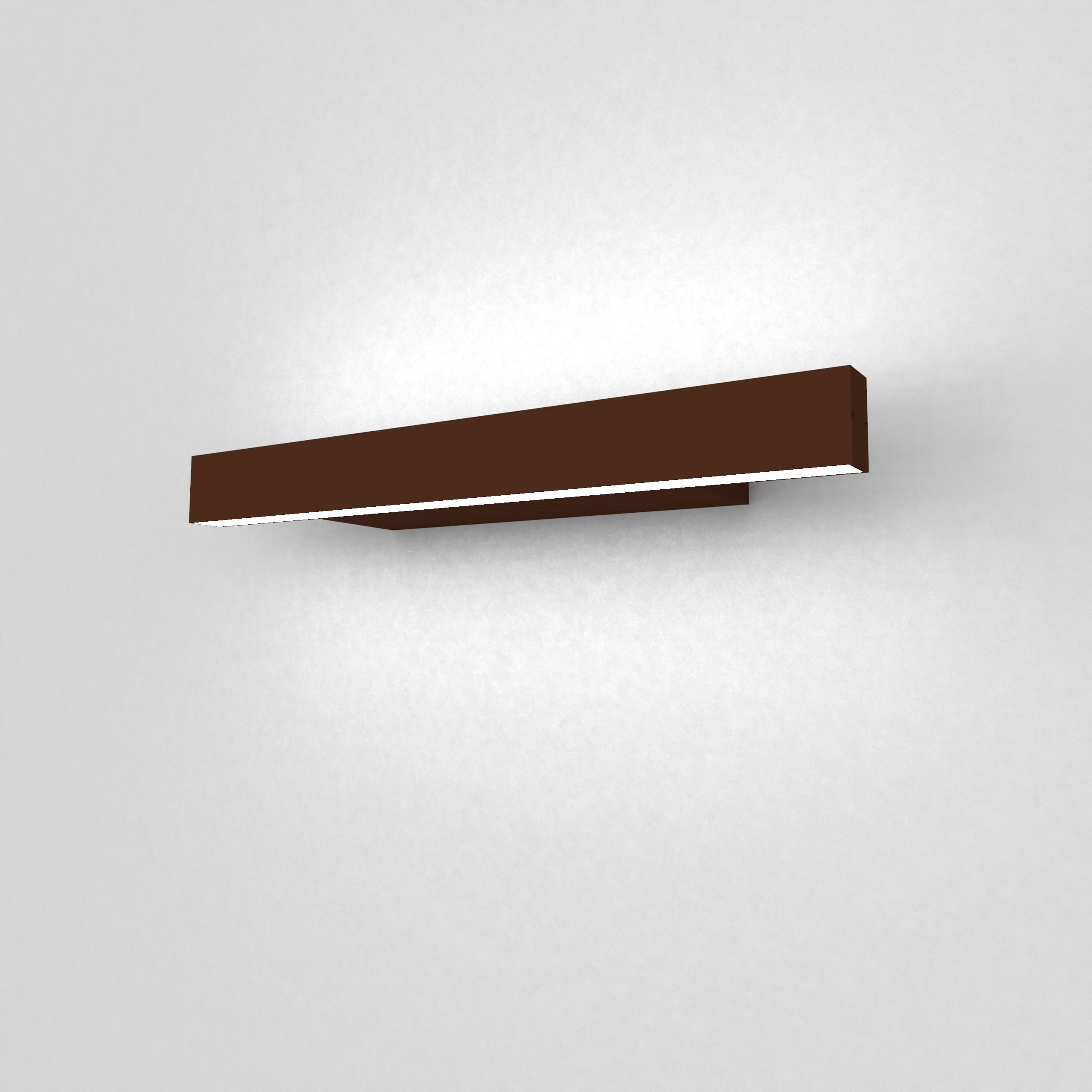 Lumicom Led-Wandleuchte Dunkelbraun 30x3.1x7 cm