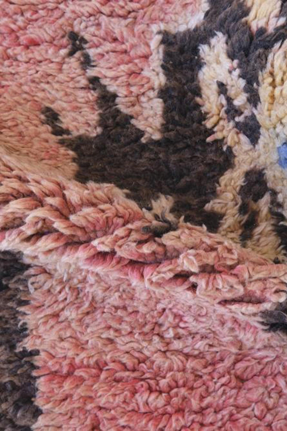 BERBERTEPPICH aus reiner Wolle 112x 207 cm - Pink, Naturmaterialien (112/207cm) - AFK Living