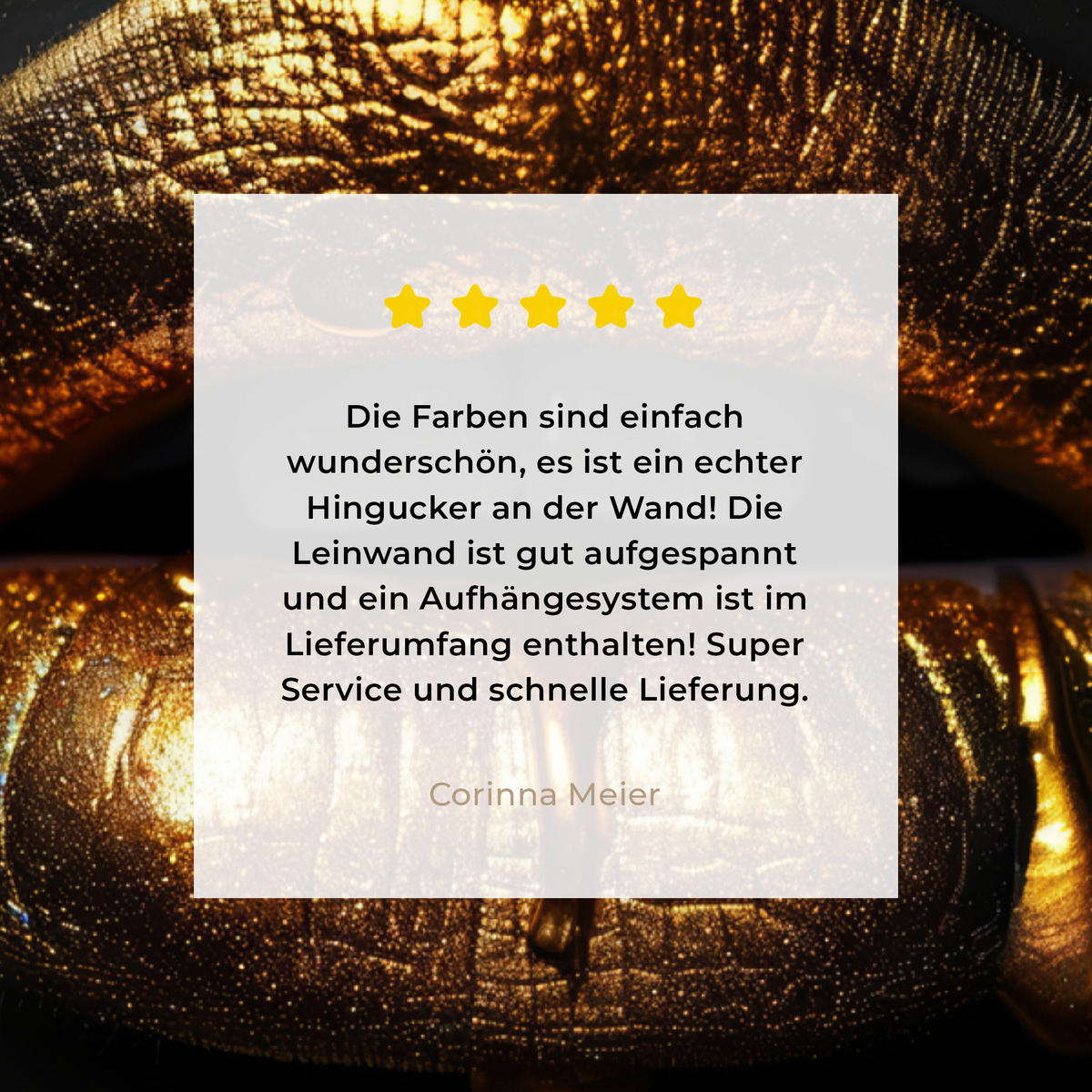 LEINWANDBILD Frau - Porträt - Lippen - Gold - Schwarz 30x40 cm - Schwarz, Textil (30/40cm) - MuchoWow