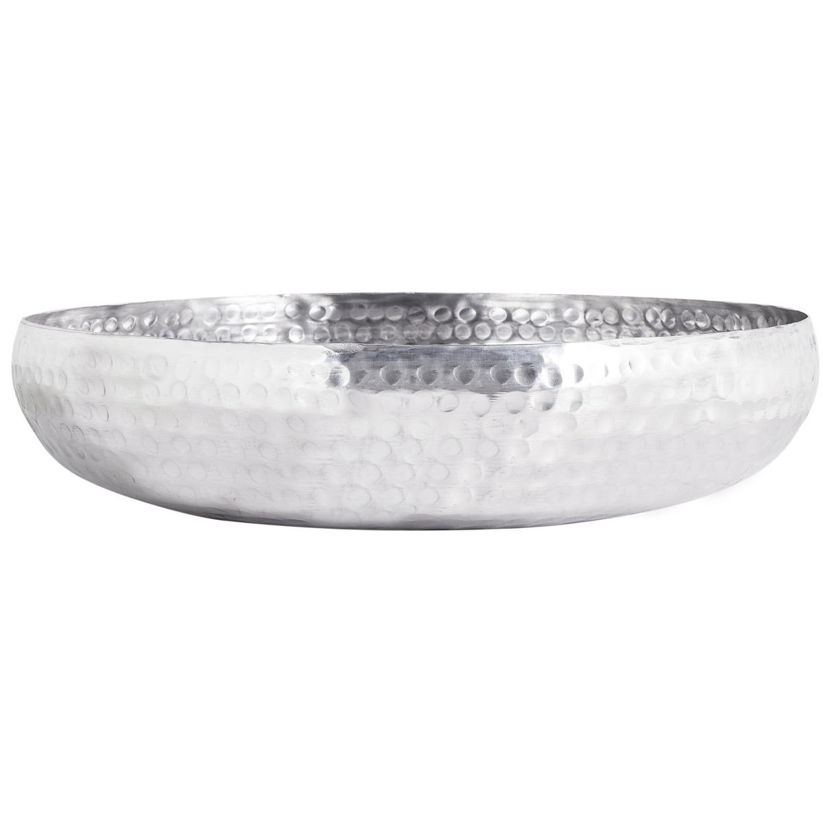 DEKOSCHALE Silber Tanis - Silberfarben, Metall (10cm) - Beliani