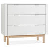 WICKELKOMMODE Lotti mit Schubladen - Weiß, Holz (101/91/53cm) - KONSIMO®