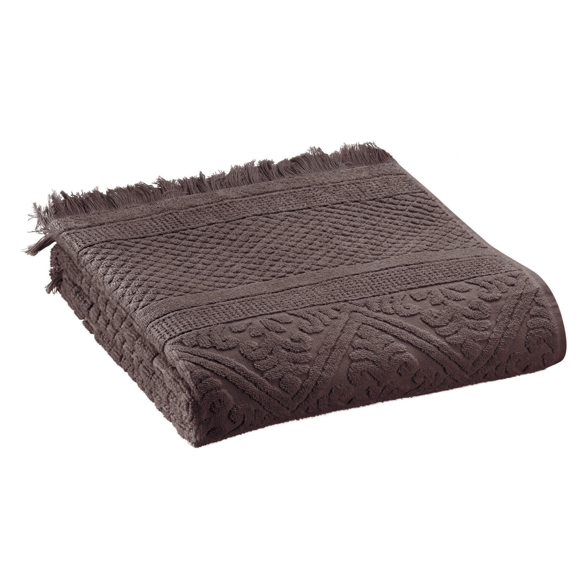 HANDTUCH Zoé ebenbraun 50 x 100 cm - Dunkelbraun, Textil (50/100cm) - Vivaraise