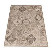 KURZFLOR-TEPPICH SEMER 421 TAUPE 240X340 - Taupe, Kunststoff (240/340cm) - Paco Home