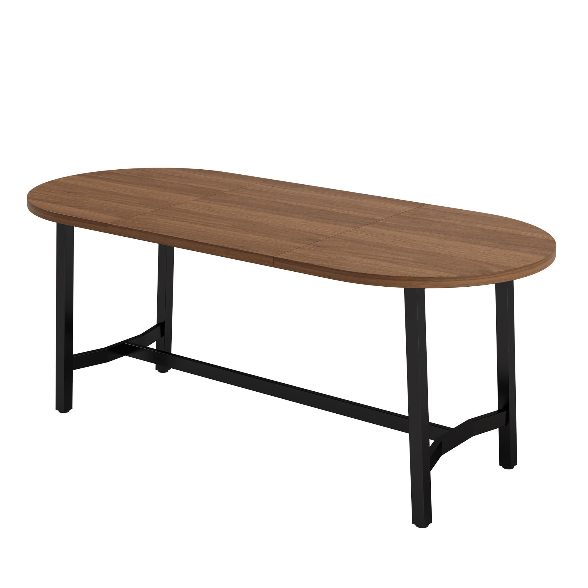 ESSTISCH 180x80 cm Walnuss 6-8 Personen - Braun, Holz (95.5/69.01/13.49cm) - Raelunyi