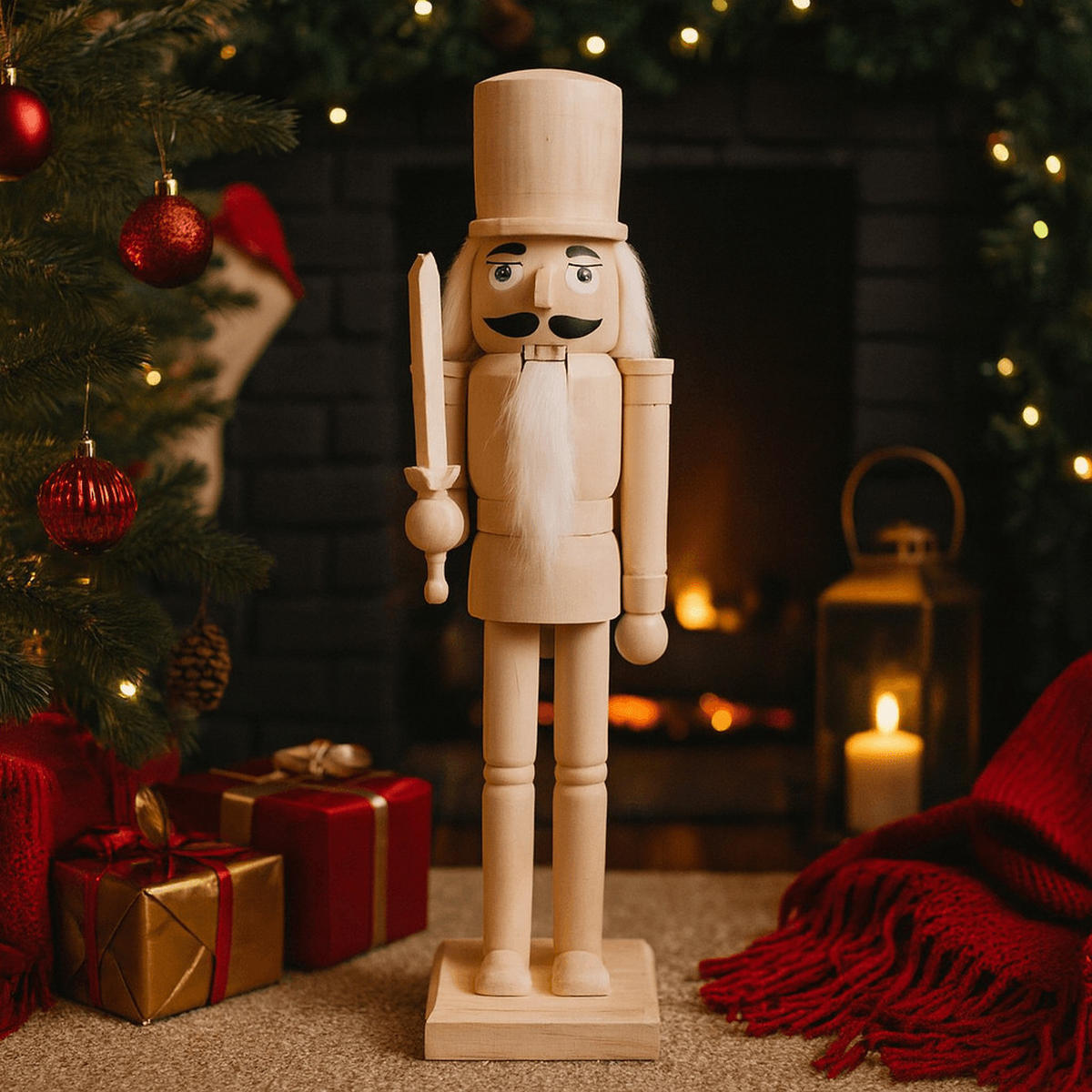 NUSSKNACKER Dekofigur 25 cm - Braun, Holz (7.5/25/6.5cm) - Mobili Rebecca