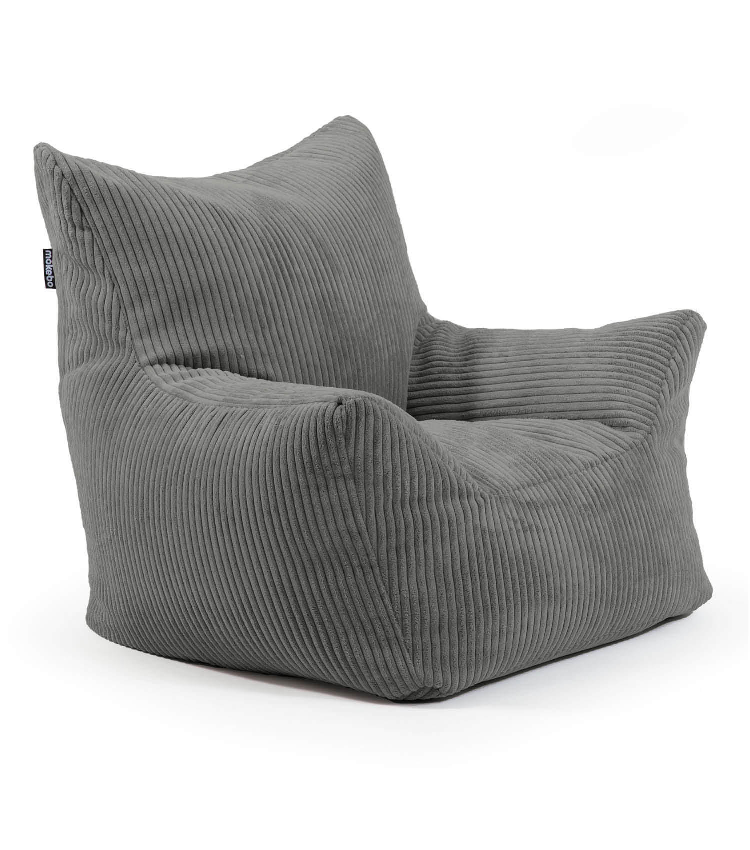 KINDERSESSEL Der Pausenheld - Anthrazit, Textil (52/57/53cm) - Mokebo